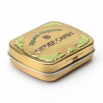 Porcellana Menta vuota Tin Containers per il metallo impresso economico Tin Boxes Small Gold Tins dell'alimento fornitore