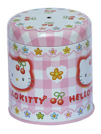 Porcellana Contenitore della latta di Hello Kitty Candy, barattolo dolce/contenitore di metallo con stampa di CYMK, cassa del metallo fornitore