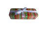 Il Natale bianco del nastro svuota la stampa del contenitore CYMK di metallo delle latte del regalo sul coperchio/corpo fornitore