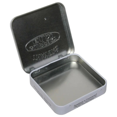 Il piccolo contenitore di latta, 4C ha sfalsato la menta Tin Box Embossed Tin Container di Color+Vanish fornitore