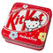 Forma rossa del quadrato del contenitore di contenitore della latta del metallo di Hello Kitty per Candy e l'imballaggio per alimenti fornitore