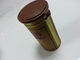 Scatola metallica del tè della latta del caffè con il coperchio di plastica, colore di spessore 0.23mm Colden fornitore