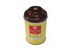 Scatole metalliche su ordinazione del tè della latta con il coperchio speciale e l'ente giallo, colore normale dentro fornitore