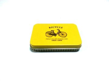 Porcellana Mini barattoli di latta del metallo giallo per il cellulare/batteria/mini regalo distributore